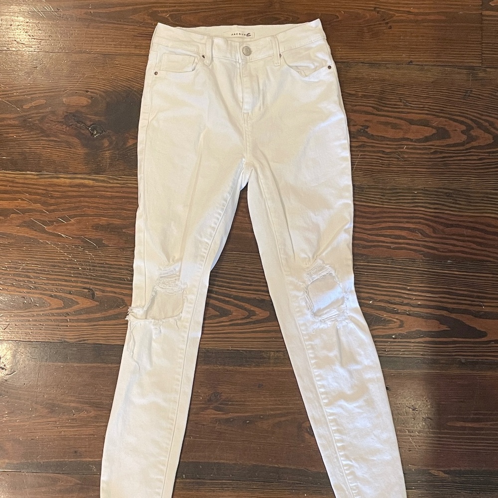 PacSun High Rise Jegging White